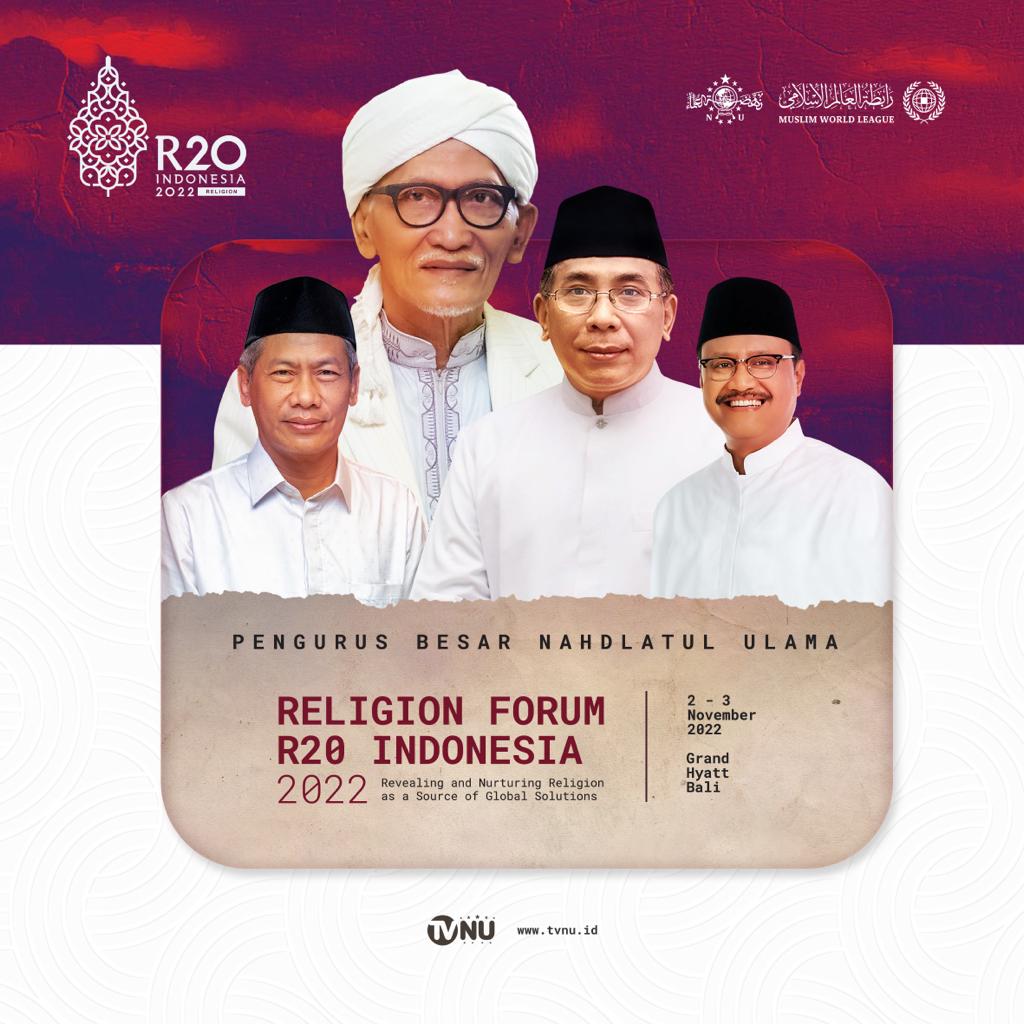 Pembukaan G20 Forum Agama (R20) International Summit of Religious Leaders
